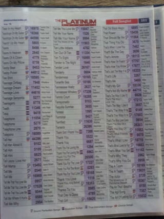 Songbook Platinum