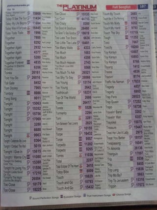Songbook Platinum