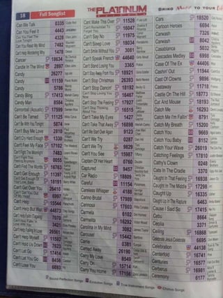 Songbook Platinum