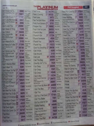 Songbook Platinum