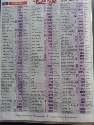 Songbook Platinum