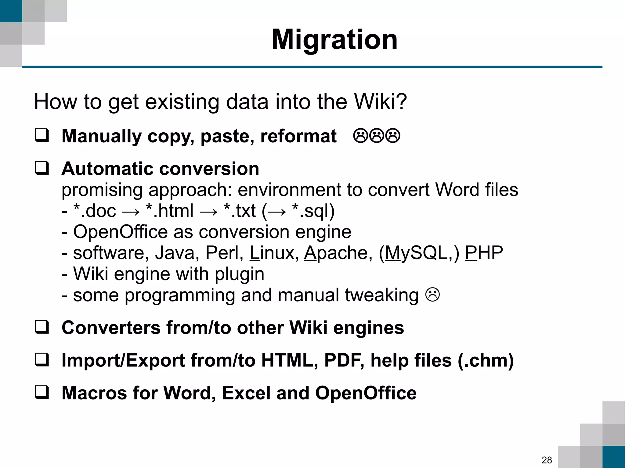 Improving Organizational Efficiency with Wiki-based Intranets