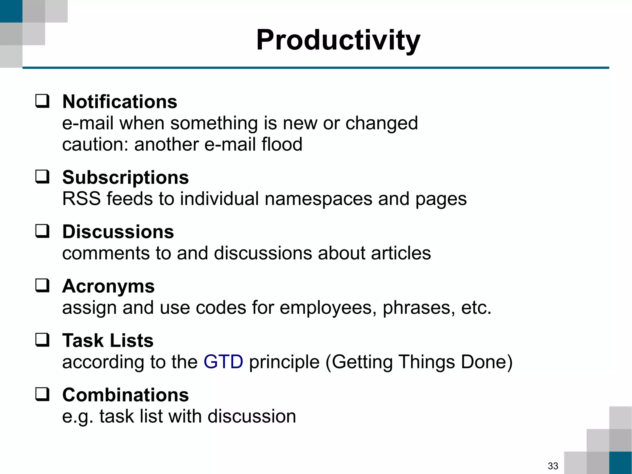 Improving Organizational Efficiency with Wiki-based Intranets