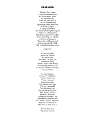 Song Lyrics