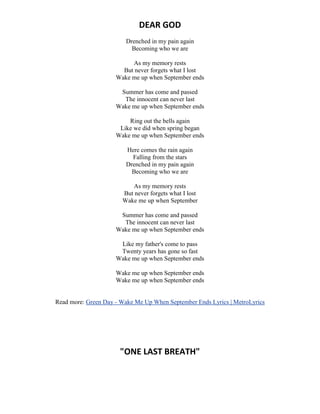 Song Lyrics Song Lyrics