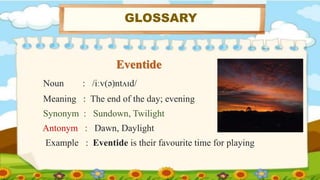 song of the flower by Khalil Gibran, class 8 | PPTX