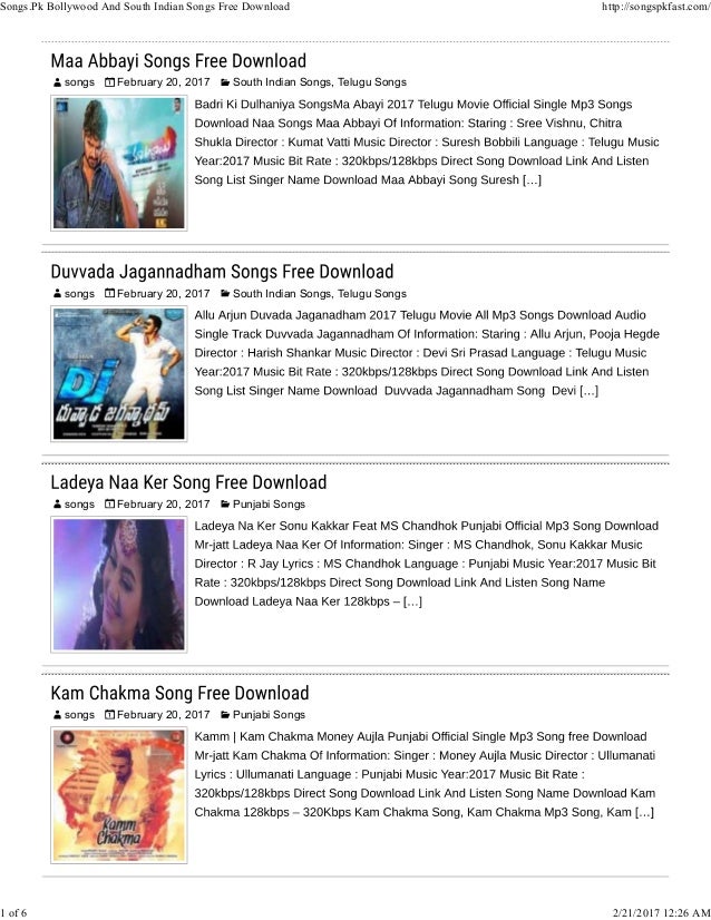 Bollywood Songs Free Download