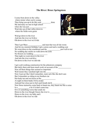 What did Mr. Morton do?
Circle the Subject / Underline the Verb / Color the Predicate
1. Mister Morton knew just one girl
2. Mister Morton grew flowers for Pearl
3. Mister Morton talked to his favorite cat
4. Pearl showed up with a single rose.
5. When she opened up the door he ran.
109
 