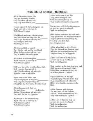 Tom’s Diner – Susanna Vega
I am sitting
In the morning
At the diner
On the corner
I am waiting
At the counter
For the man
To pour the coffee
And he fills it
Only halfway
And before
I even argue
He is looking
Out the window
At somebody
Coming in
"It is always
Nice to see you"
Says the man
Behind the counter
To the woman
Who has come in
She is shaking
Her umbrella
And I look
The other way
As they are kissing
Their hellos
I'm pretending
Not to see them
And Instead
I pour the milk
I open
Up the paper
There's a story
Of an actor
Who had died
While he was drinking
He was no one
I had heard of
And I'm turning
To the horoscope
And looking
For the funnies
When I'm feeling
Someone watching me
And so
I raise my head
There's a woman
On the outside
Looking inside
Does she see me?
No she does not
Really see me
Cause she sees
Her own reflection
And I'm trying
Not to notice
That she's hitching
Up her skirt
And while she's
Straightening her
stockings
Her hair
Is getting wet
Oh, this rain
It will continue
Through the morning
As I'm listening
To the bells
Of the cathedral
I am thinking
I am thinking
Of your voice...
And of the midnight
picnic
Once upon a time
Before the rain began...
I finish up my coffee
It's time to catch the train
What do you see during
your day?
What images “hit” you?
What the video, THE
MOMENT. What does it
mean to you?
115
 