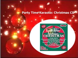 Party Time Karaoke: Christmas CD
 