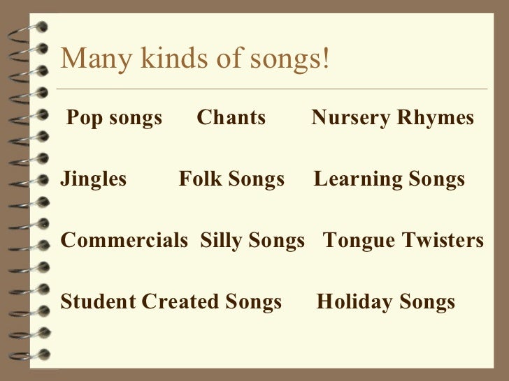 Using songs in the efl classroom