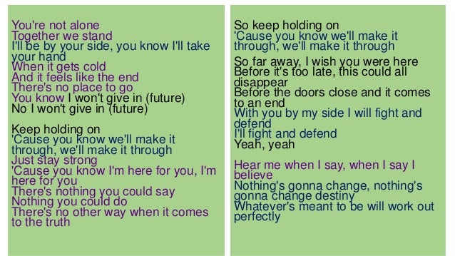 Song Lyrics Meaning And It S Tenses Song Lyrics Meaning And It S Tenses