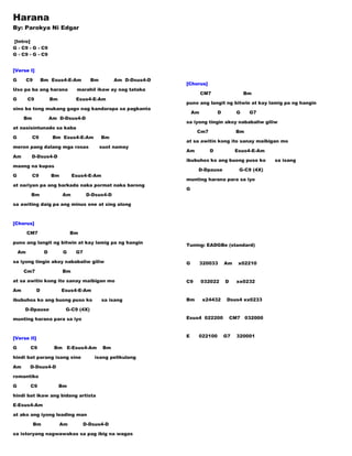 chords ikaw mahal parokya lang aking akin