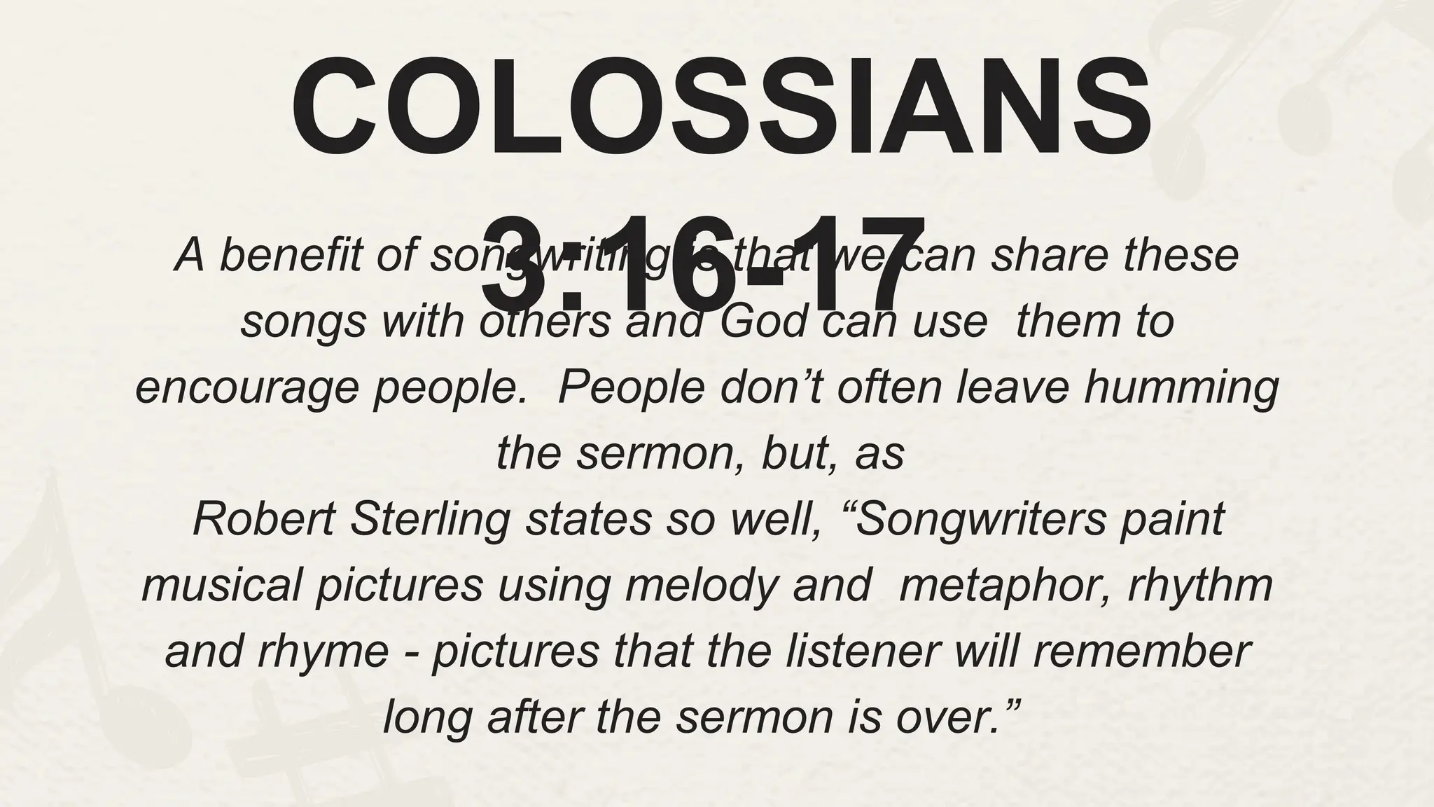 SONGWRITING LESSON - HOW TO WRITE A SONG | PPT SONGWRITING LESSON - HOW TO WRITE A SONG | PPT