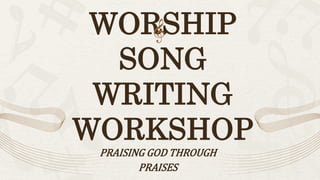 SONGWRITING LESSON - HOW TO WRITE A SONG | PPTX