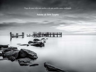 Faça de sua vida um sonho e de um sonho uma realidade.
Antoine de Saint Exupéry
 