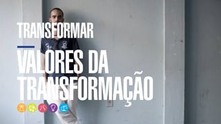 SONHO BRASILEIRO // VALORES DA TRANSFORMAÇÃO BOX 1824
VALORESDA
TRANSFORMAÇÃO
TRANSFORMAR
 