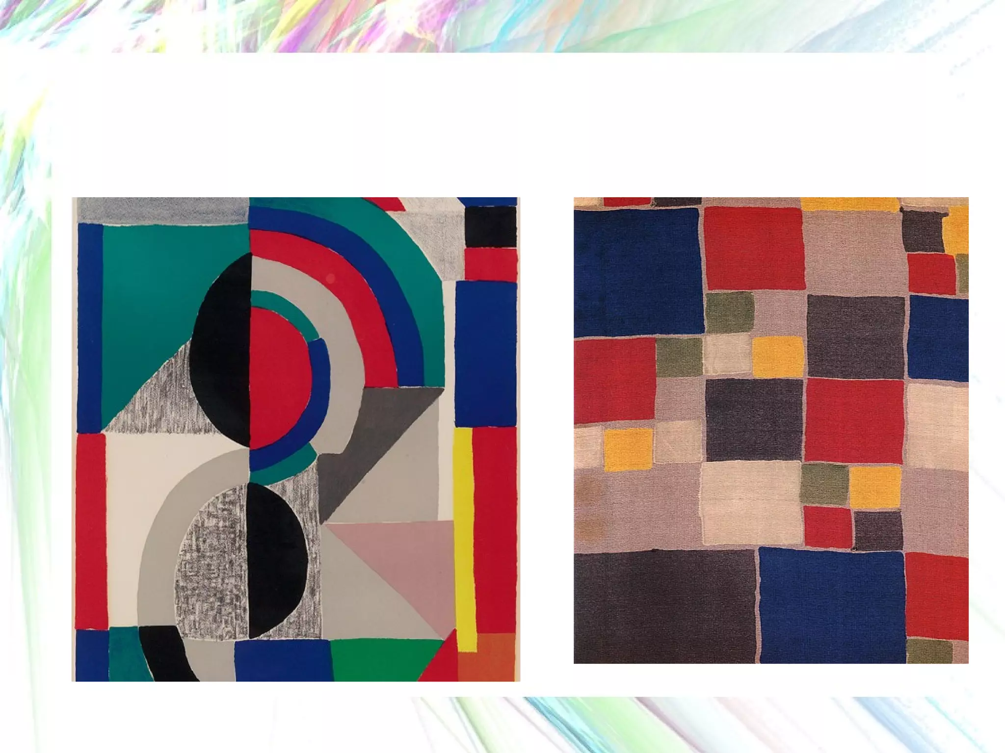 Simultaneous Dresses. The three women Simultané 