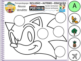 Desenho colorir - Sonic - Tarefa Digital
