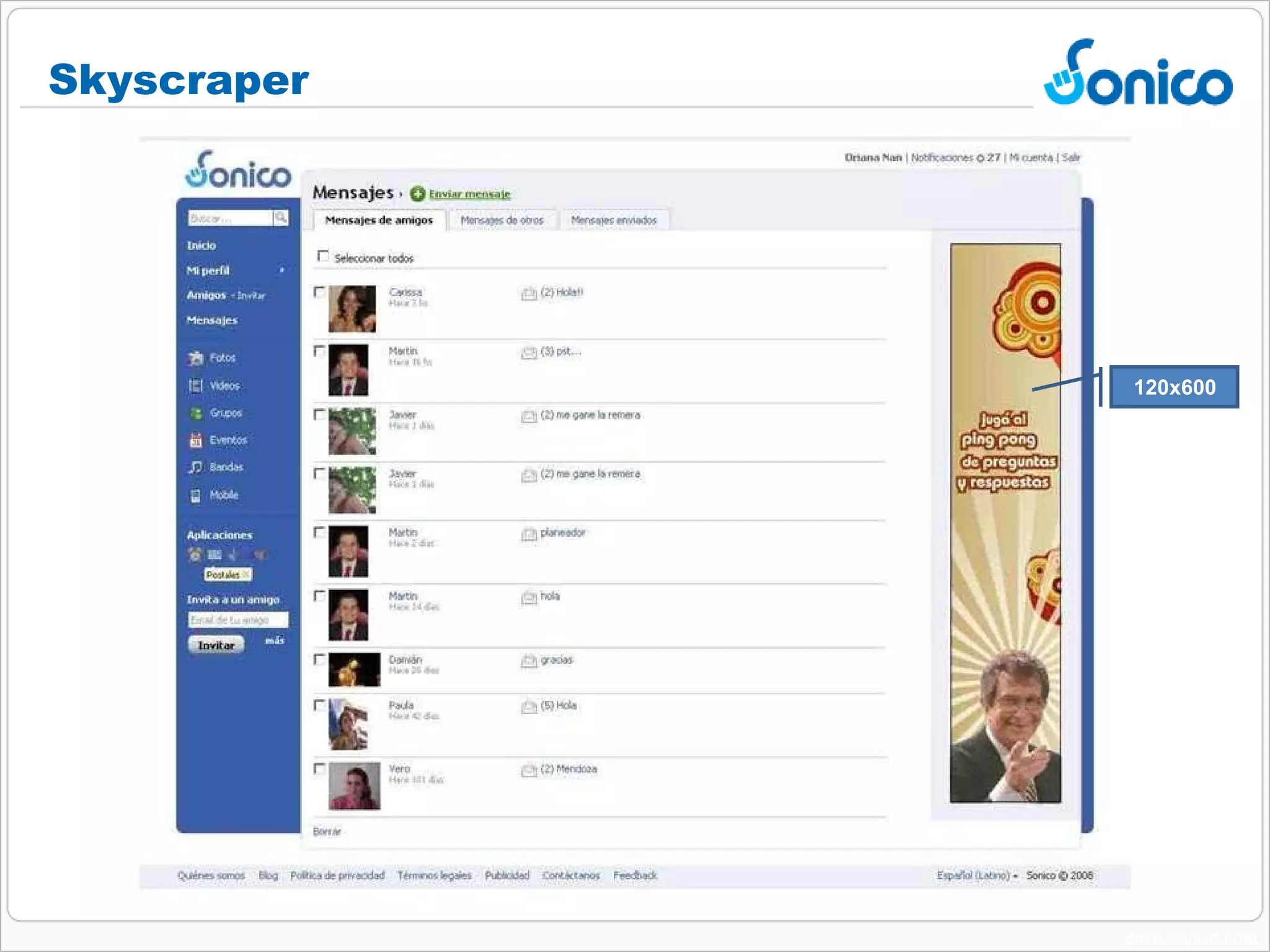 Notifications Arriba a una landing Page exclusiva del anunciate 1 3 Ideal for highly segmentated campaigns and to obtain the highest rates of CTR Reeach specific unique users with a High Impact Message! The user receives a notification User lands on an exclusive branded clickable landing page  The user opens the notification 2 