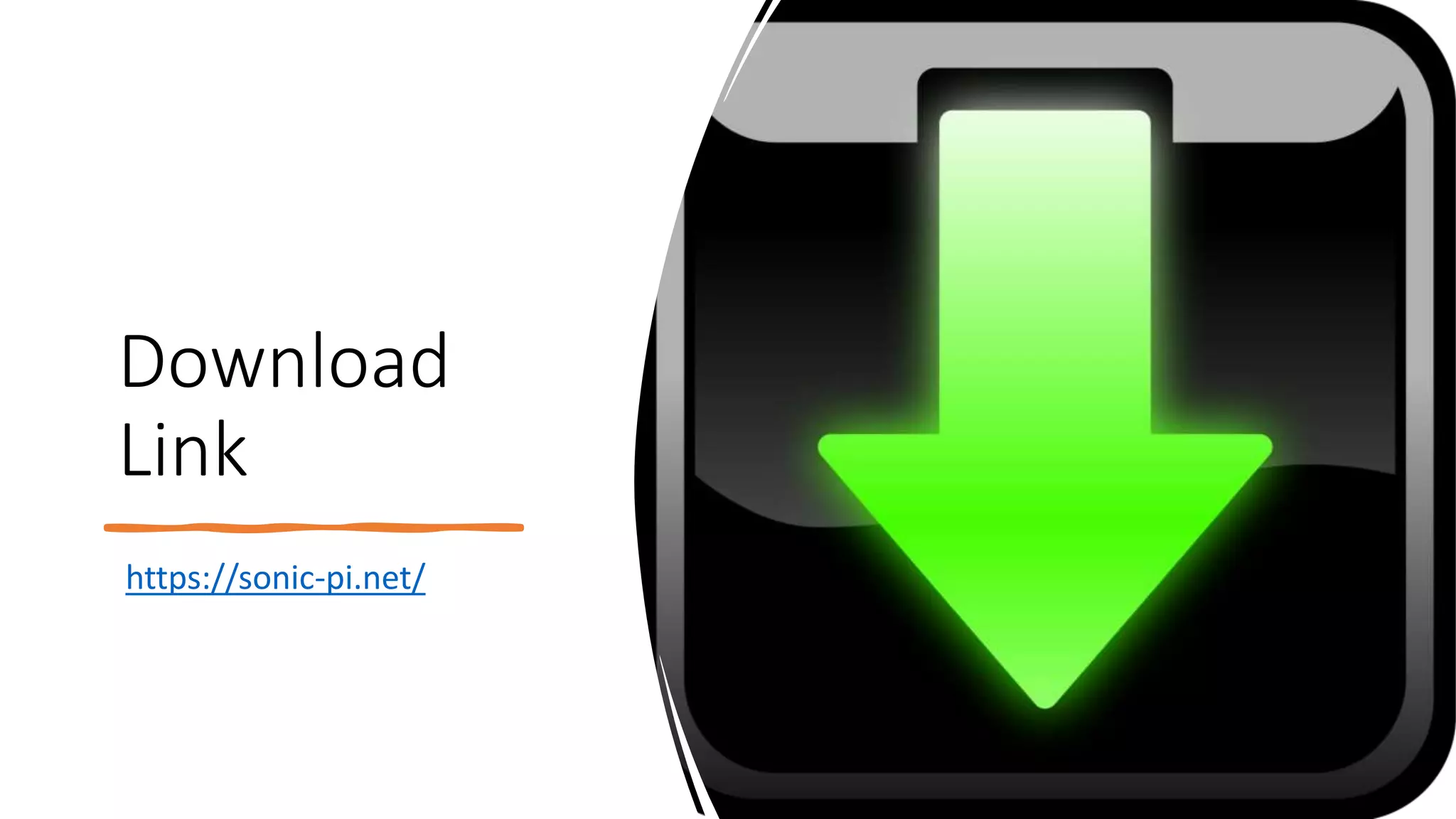 Download
Link
https://sonic-pi.net/
 