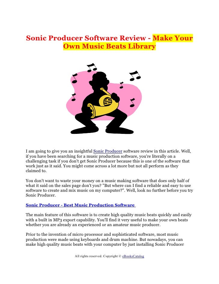 Make Your Own Beats Software