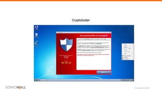 © Copyright SonicWall
Cryptolocker
 