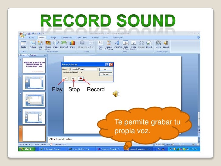Sonido En Power Point