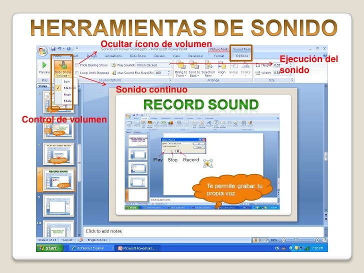 Sonido En Power Point