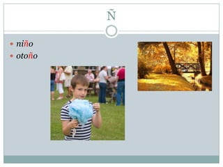 Ñ
 niño
 Otoño
 
