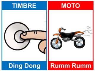 Ding Dong Rumm Rumm
TIMBRE MOTO
 