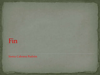 Sonia Cabrera Padrón
 