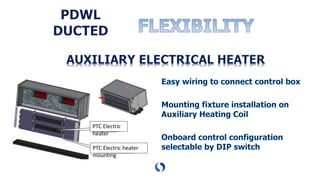 PTC Electric
heater
PTC Electric heater
mounting
 