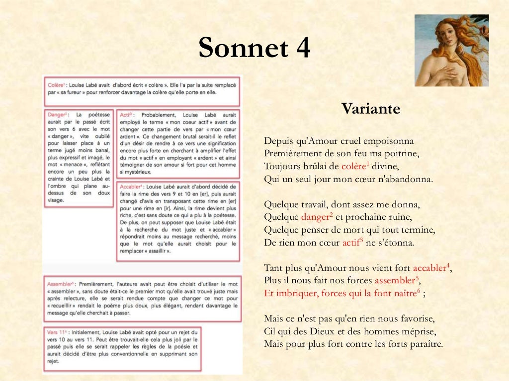 Les 24 Sonnets De Louise Labé Pdf