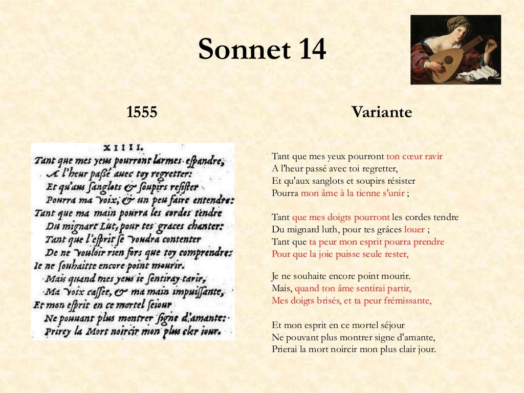 Les 24 Sonnets De Louise Labé Pdf