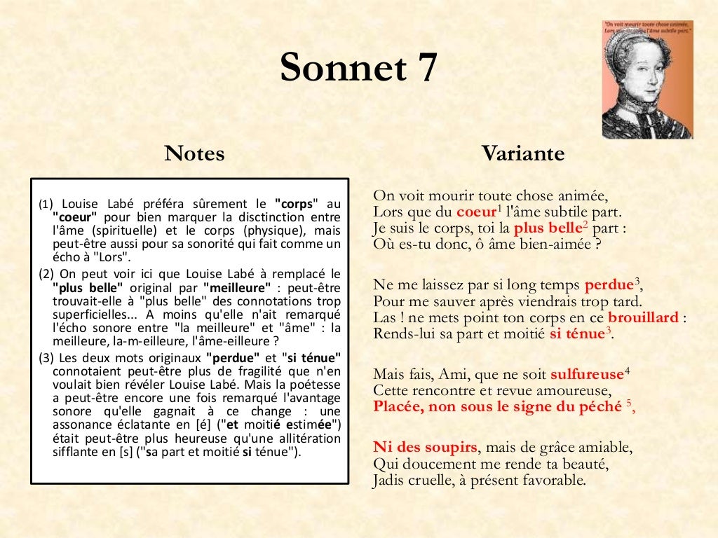 Les 24 Sonnets De Louise Labé Pdf
