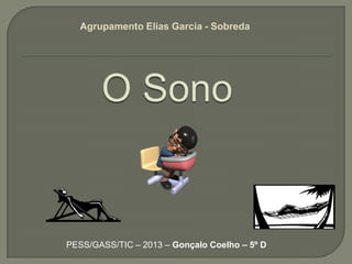 Agrupamento Elias Garcia - Sobreda
PESS/GASS/TIC – 2013 – Gonçalo Coelho – 5º D
 