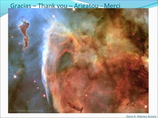 Gracias – Thank you – Arigatou - Merci
Dario A. Adames Acosta
 