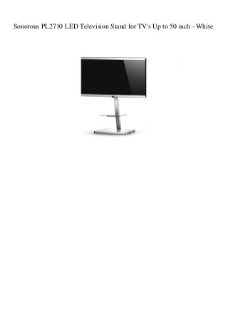 Sonorous PL2710 LED Television Stand for TV's Up to 50 inch - White
 