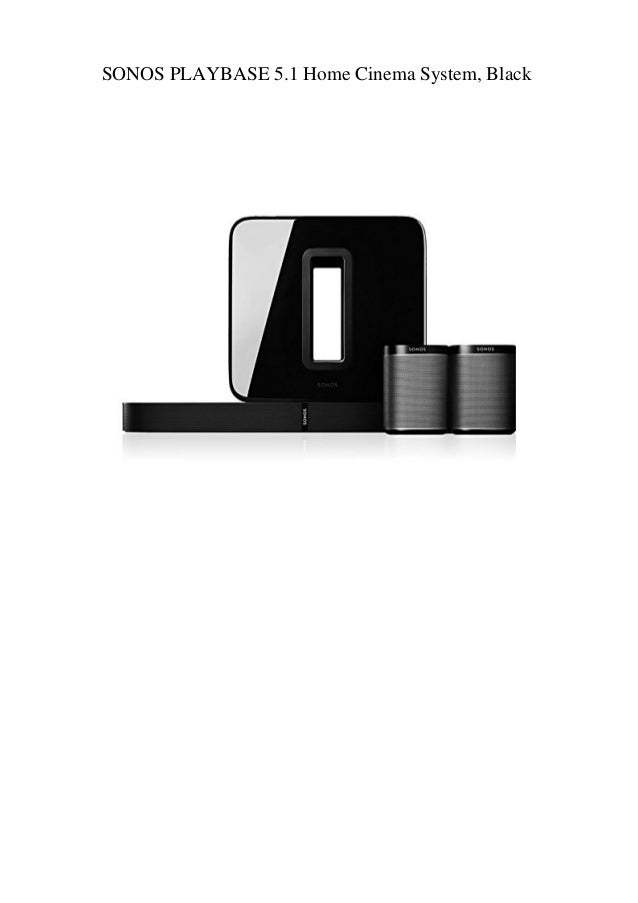 sonos cinema system