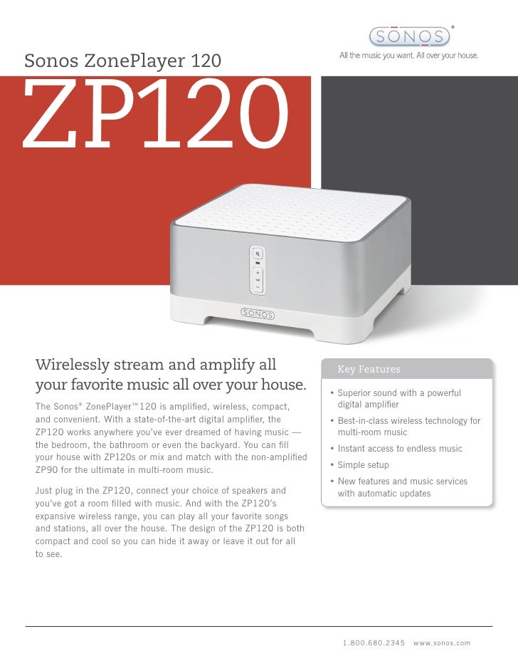 sonos zoneplayer zp90 setup