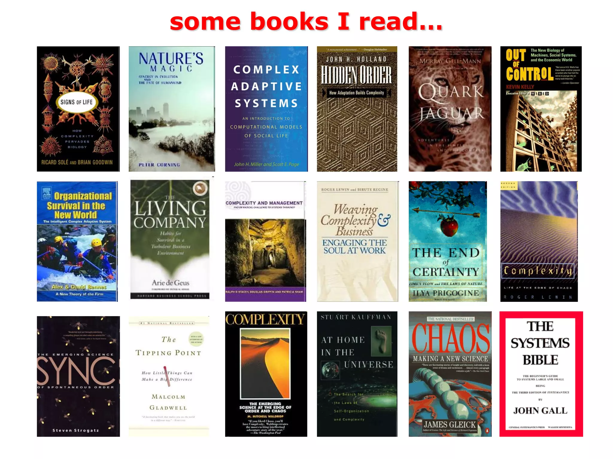The 12 Laws of Software Development
Reduce Risk
Measure Performance
Evaluate Feedback
Acquire Knowledge
Manage Uncertainty
Evolve Practices
Motivate People
Empower Teams
Align Results
Optimize Communication
Enforce Discipline
Restrain Growth
which led me to “discover”…
 