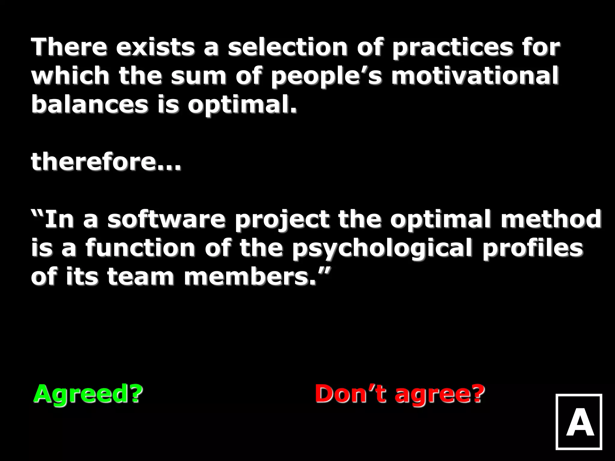 ? :
? : ? :
? :
? :
? :
? :
? :
? :
? :
#2: the system controls itself
 