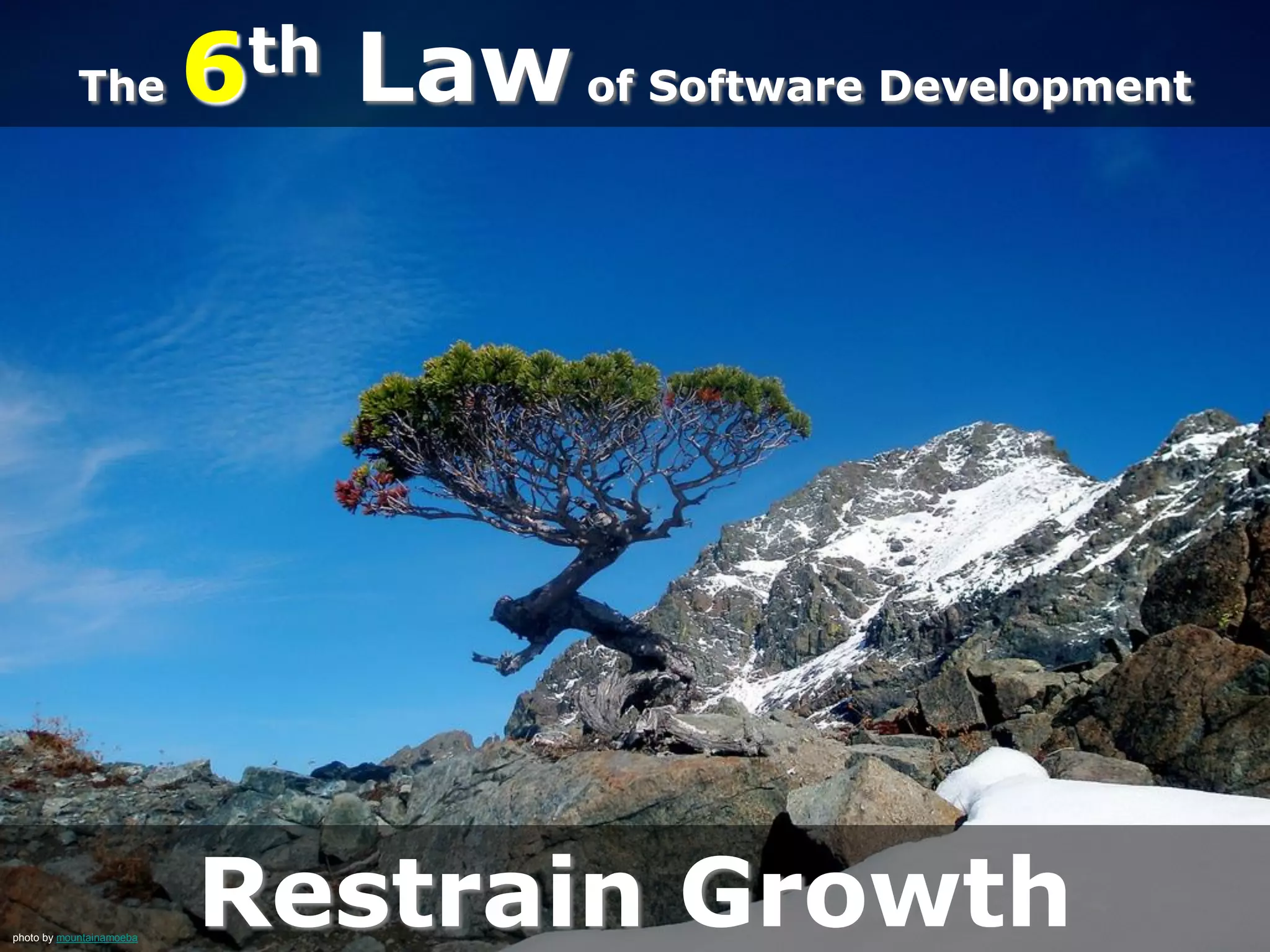 photo by daisybush
Parkinson’s Law
organizations tend to get bigger
 