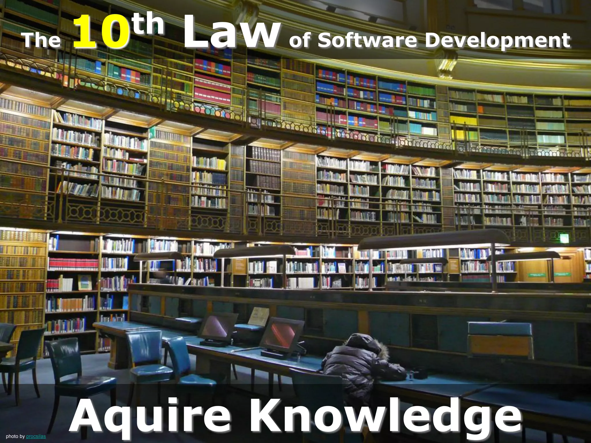 ? :
? : ? :
? :
? :
? :
? :
? :
? :
? :
#11: the system must cope with uncertainty
 