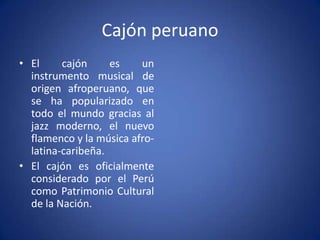 Retablo ayacuchanoRealizado por los artesanos de Ayacucho, en cajas rectangulares de cedro que miden 32 cms. de alto y 26 cms. de ancho se colocan figuras de unos 6 cms., que representan manifestaciones patrióticas, religiosas, populares. 