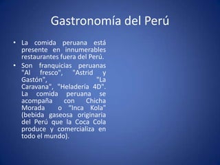 AlgodónSe cultivan en la costa y sierra del Perú las variedades  "Tangüis", "Pima" y "Áspero". La utilización textil de esta especie se remonta a las culturas preincas como los reconocidos "Mantos Paracas" encontrados en sus tumbas. 