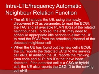 Self-Configuration and Self-Optimization Network | PPSX