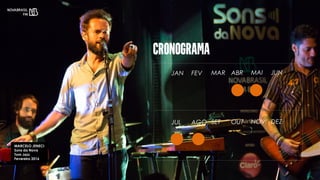 MARCELO JENECI
Sons da Nova
Tom Jazz
Fevereiro 2016
JAN FEV MAR ABR MAI JUN
JUL AGO SET OUT NOV DEZ
 