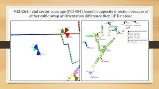 MEH263:- 2nd sector coverage (PCI 484) found in opposite direction because of
either cable swap or Orientation difference then RF Database
 